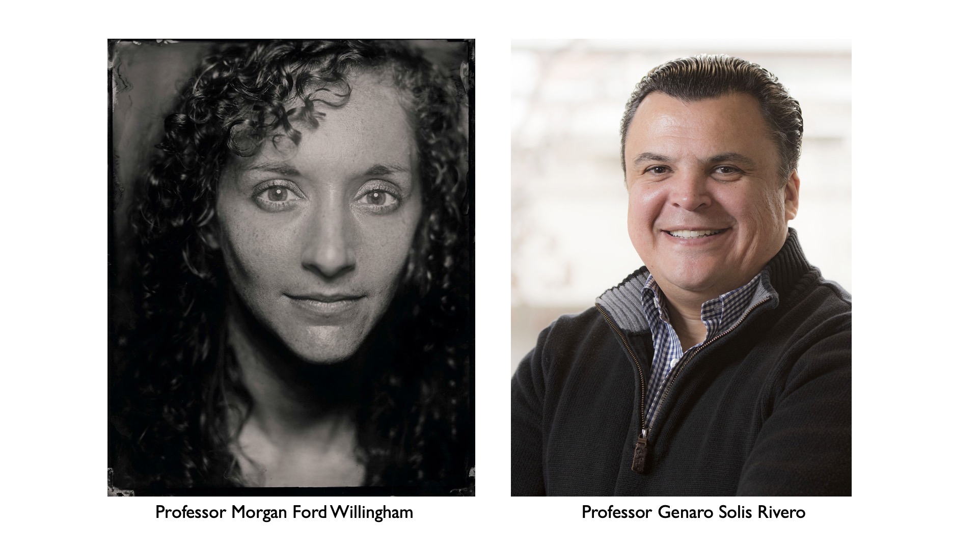 Professors Morgan Ford Willingham and Genaro Solis Rivero