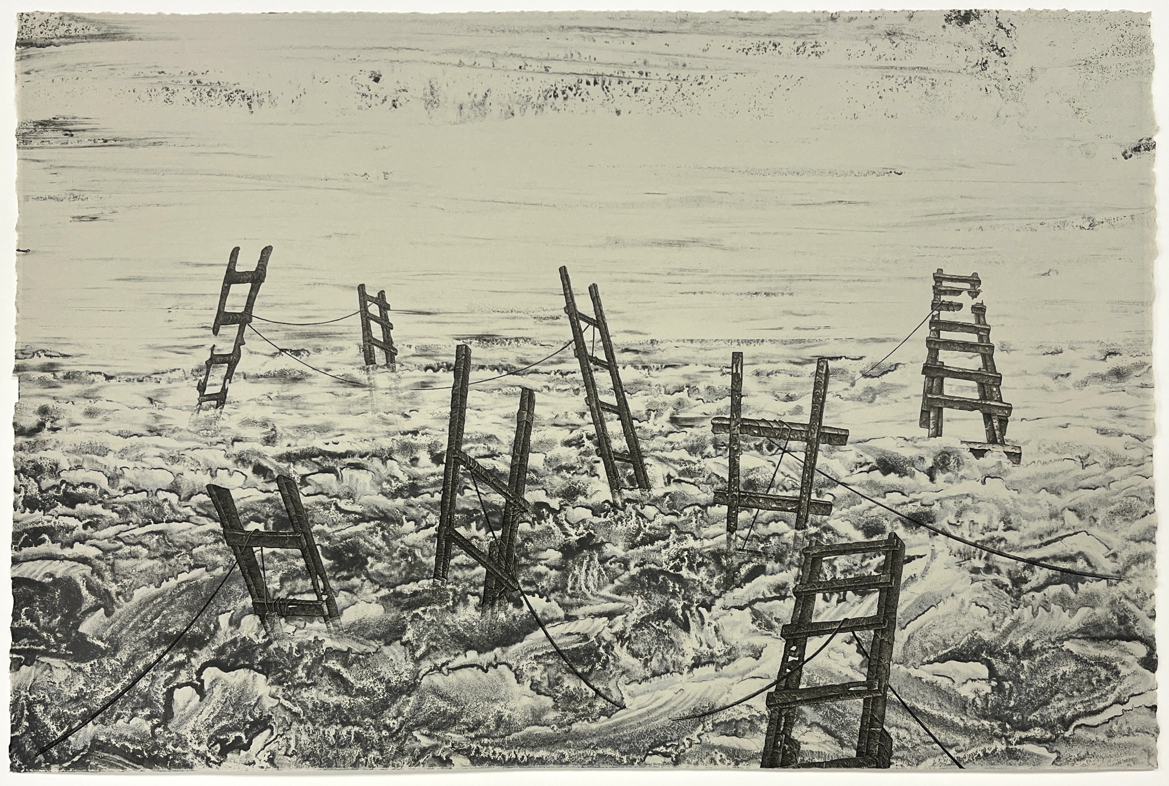 Chaput_Ascension I, lithograph, 15x22.5